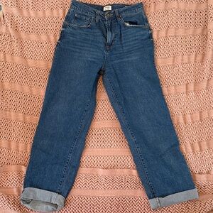 Kensie High Rise Relaxed Straight Leg Women's Jeans Size: 2